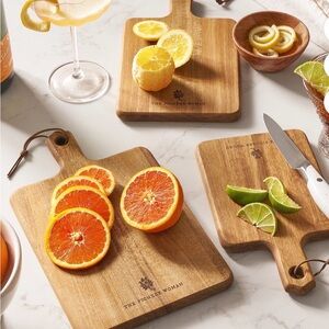 The Pioneer Woman Natural Wood Cutting Board Trio